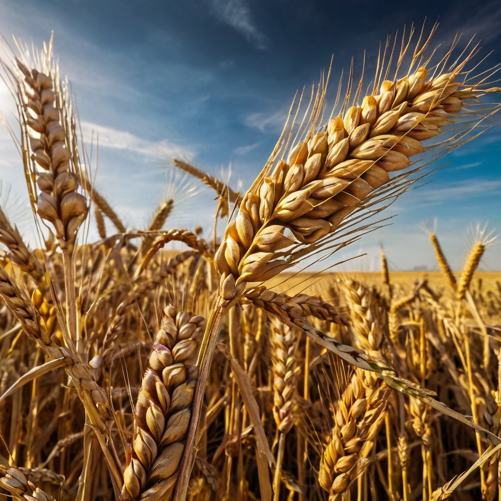 Wheat farming