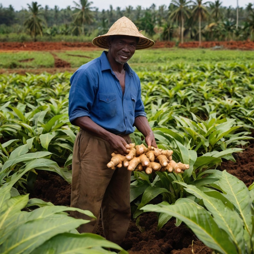 Ginger farming